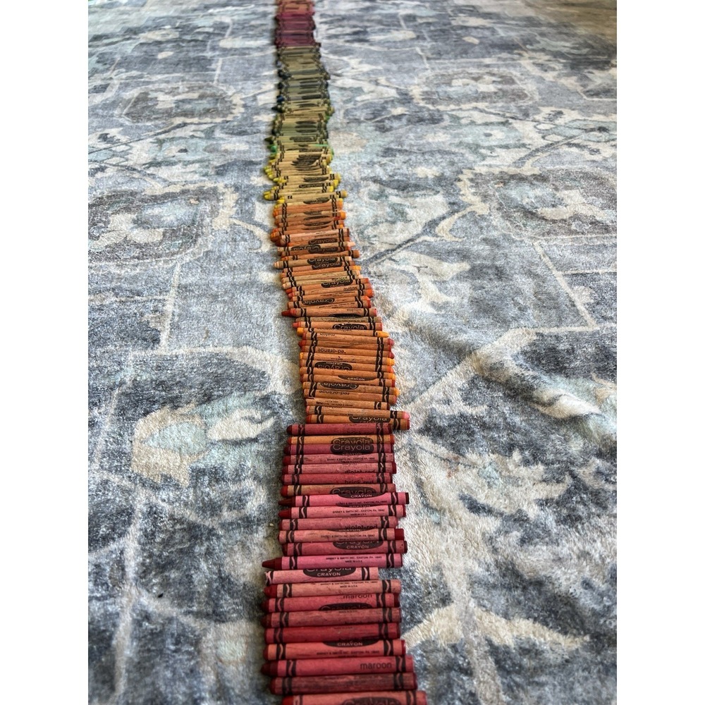 Huge Lot of Vintage Crayola Crayons Retired Colors Binney‎ & Smith Made In USA